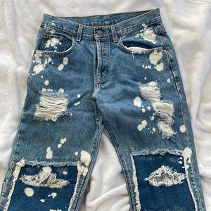 LF Carmen NWOT Splattered Jeans